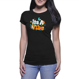 VIBE-Ladies Black t-shirt (Moretega)