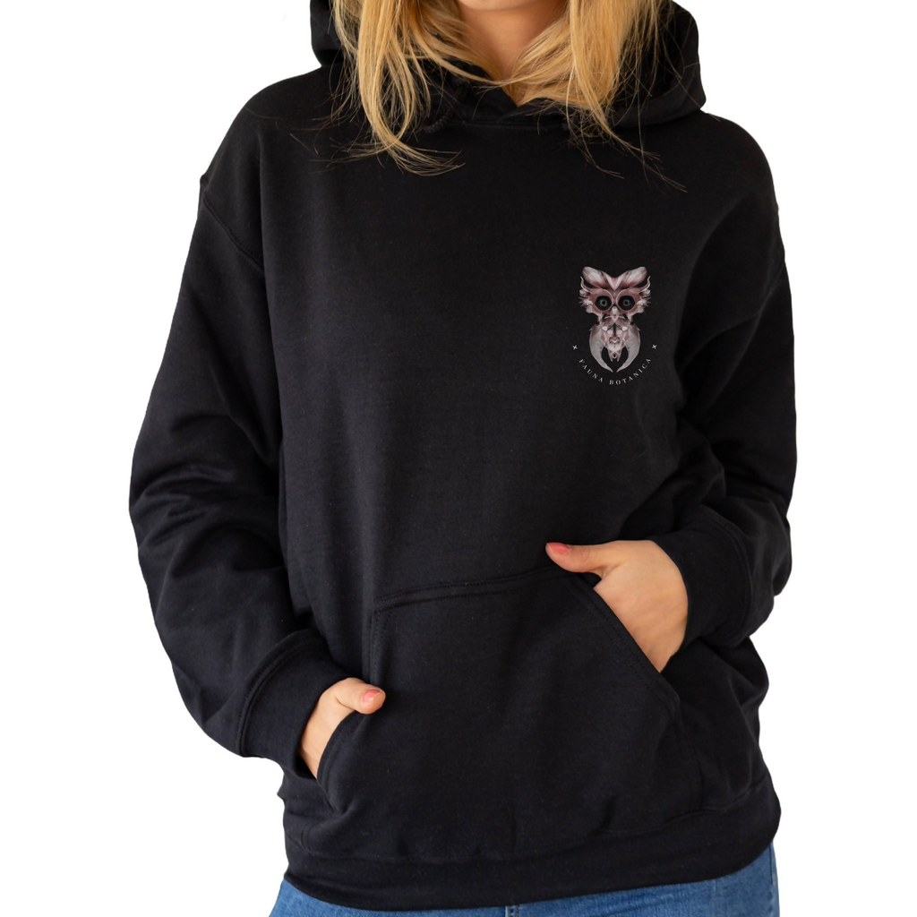 Femme' OWL -Ladies Hoodie (Fauna Botanica) F&B