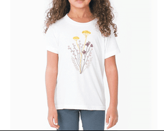 Yellow & Purple Boho Wildflowers (Kids)