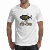 Even Jesus went fishing - Men's T-shirt (Cici.N)