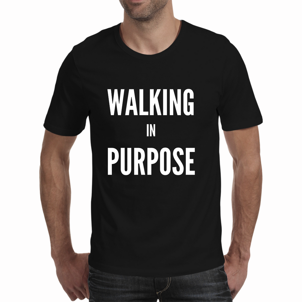 Walking in Purpose - Men’s T-Shirt (Rooted in Purpose)
