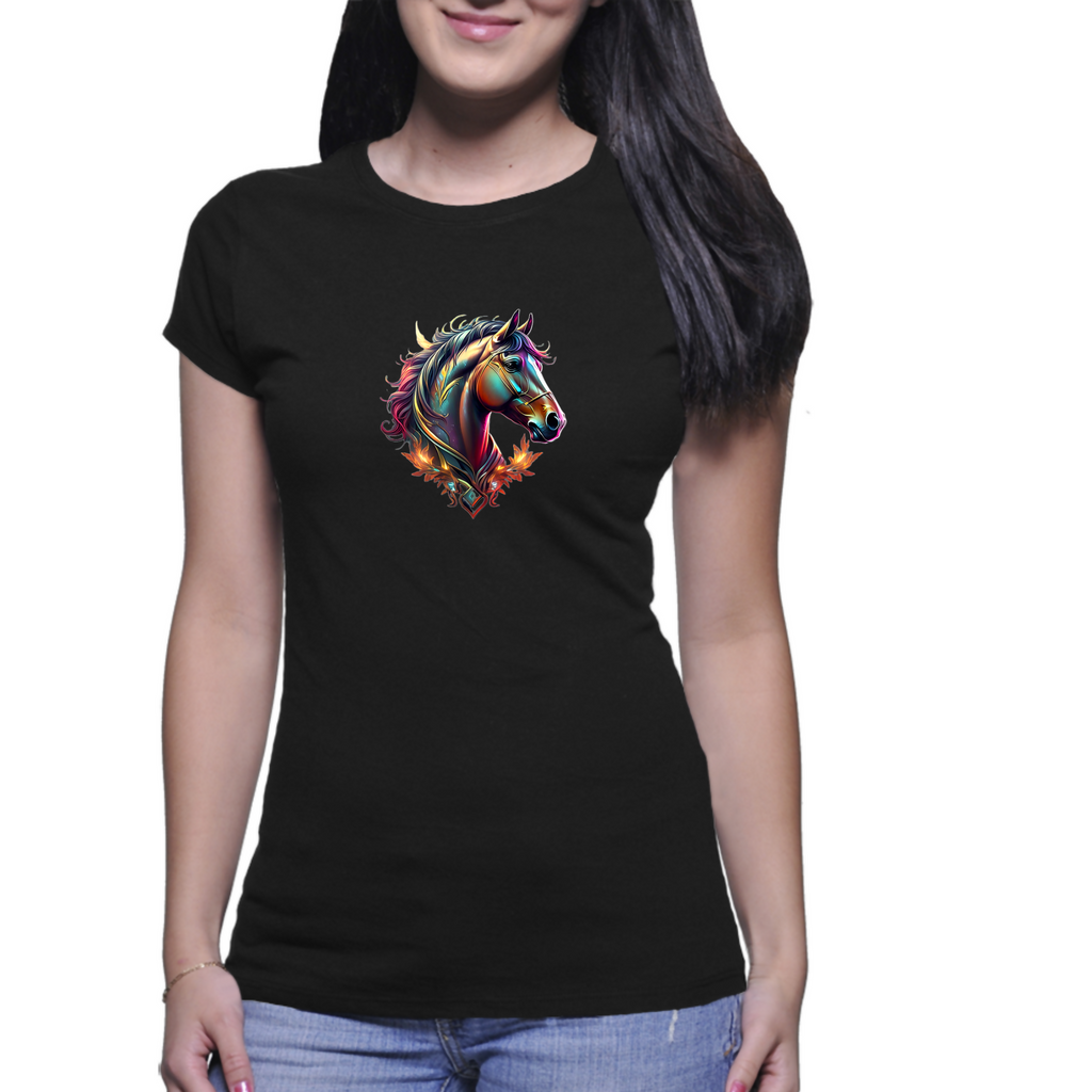 Equine Essence 9 - Ladies T-Shirt (ArtzyAi)