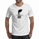 Jumping Carp Black - Men's Tee (Carp Adventures SA)