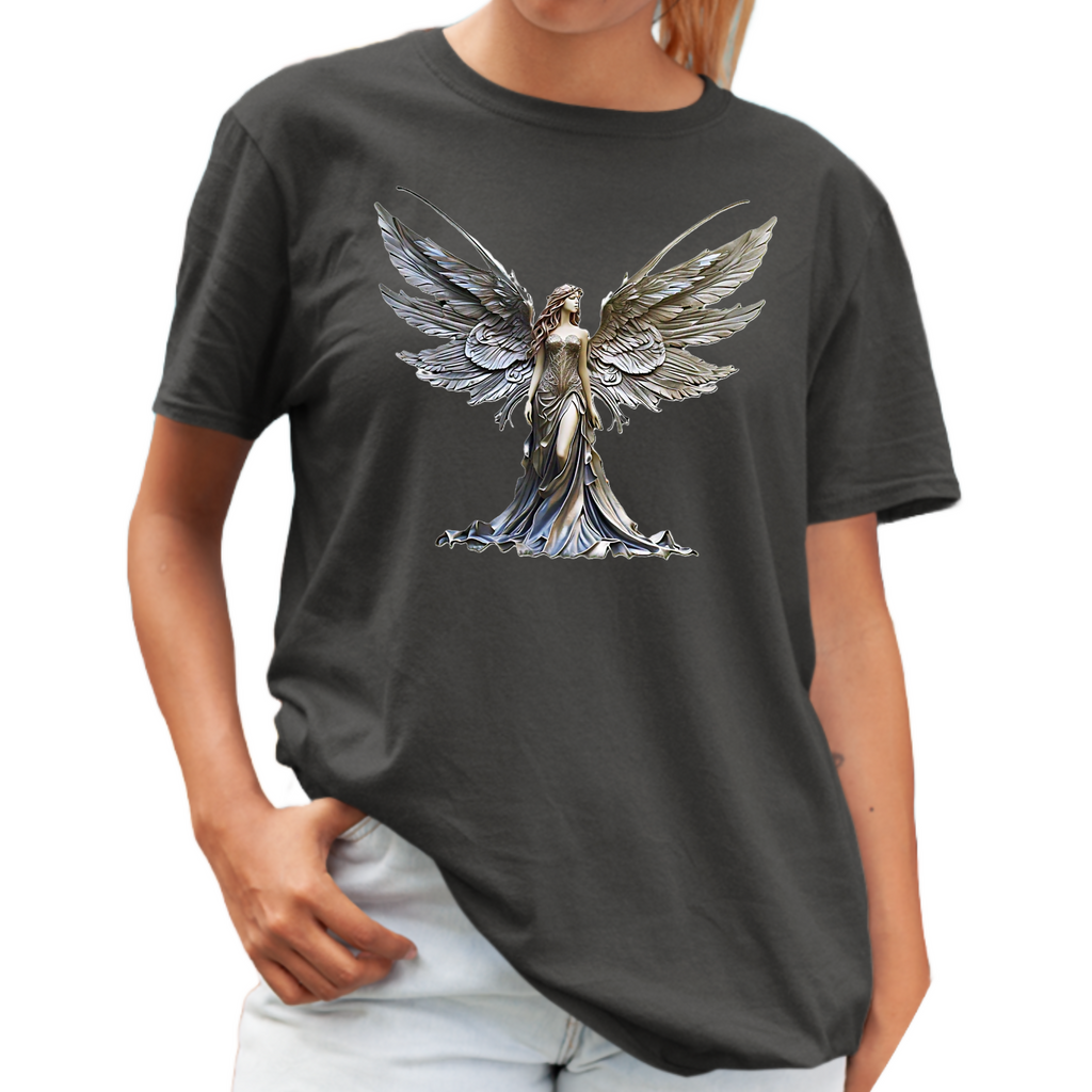 Large SILVER FAIRY 10 - Unisex T-Shirt (ArtzyAi)