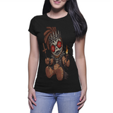 Voodoo King -Women's Black shirt (Riotwear SA)