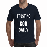 Trusting God Daily - Men’s T-Shirt (Rooted in Purpose)