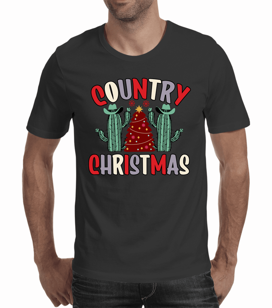 Funny Christmas Tshirts | Country Christmas (Men)