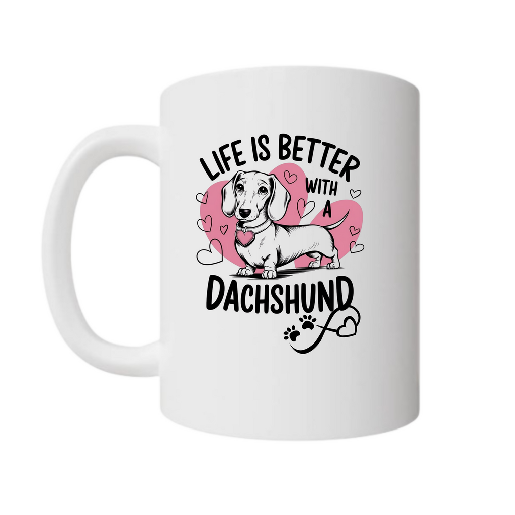 Life Is Better - Dachshund (PODPOP)