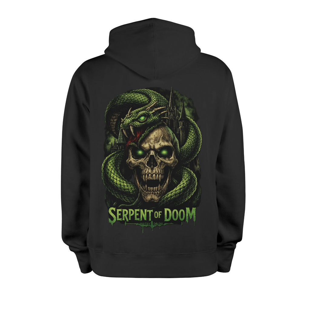 Serpent of Doom Uniesex Hoodie - (Riotwear S.A)