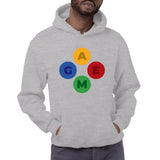 GAME BUTTONS - Men's Hoodie (KABELOSCOPE)