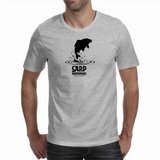 Jumping Carp Black - Men's Tee (Carp Adventures SA)