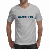 Amibition-Grey Heather Mens on White