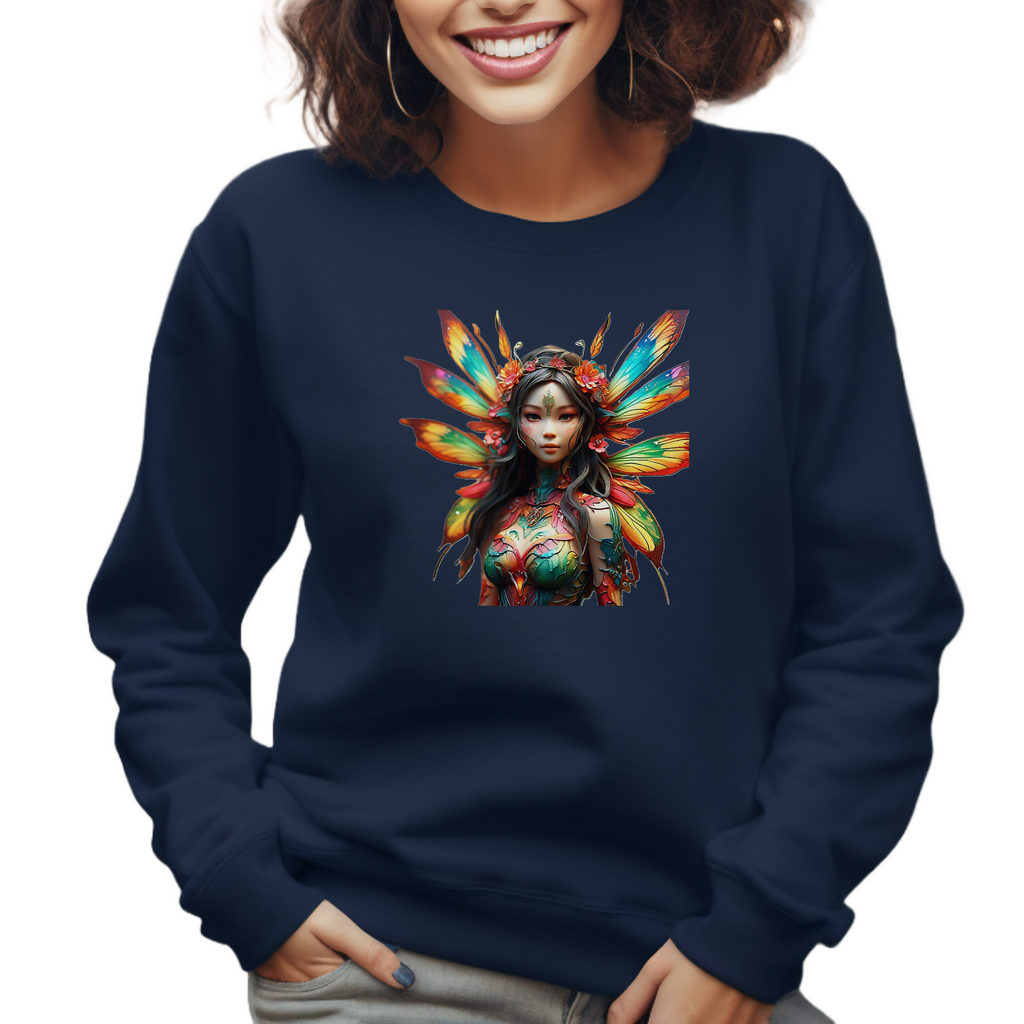 Whispering Wings 18- Unisex Sweater (ArtzyAi)