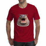 Happy Hippo - Men's T-Shirt (Podpop)