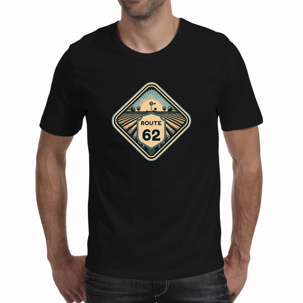 Route 62 Patch - Men's T - Shirt (Route 62 T'S)