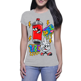 Red Spray Can-Ladies T-shirt-Jerore Co