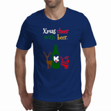 Xmas Cheer-Royal Blue Mens tshirt
