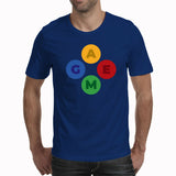 GAME BUTTONS - Men's T-Shirt (KABELOSCOPE)