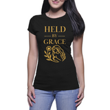 Held by Grace - Ladies T-Shirt (Rooted in Purpose)