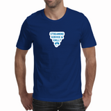 Royal Blue Mens on White