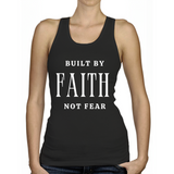 Built by Faith not Fear - Ladies Racerback Tank (Rooted in Purpose)