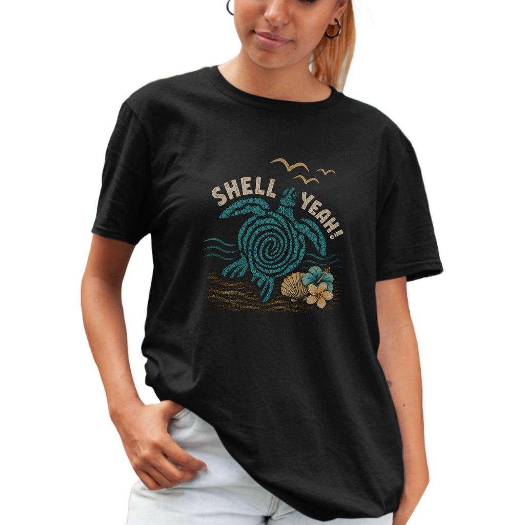 Shell Yeah - Unisex T-Shirt - (MidNiteFB)
