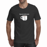 My Coffee Levels (Light) - Unisex T-Shirt (NovelThredds)