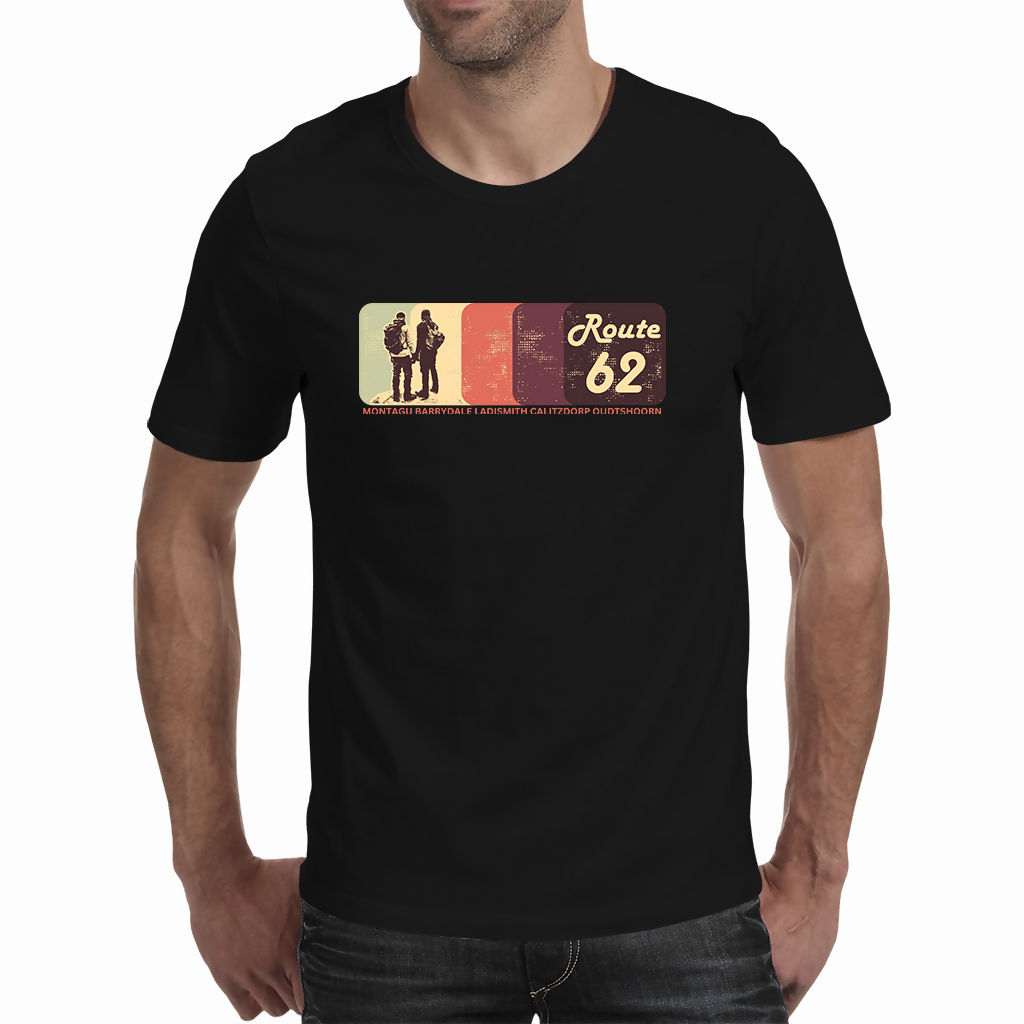 Retro R 62 Hike - Men's T - Shirt ( Route 62 T'S )
