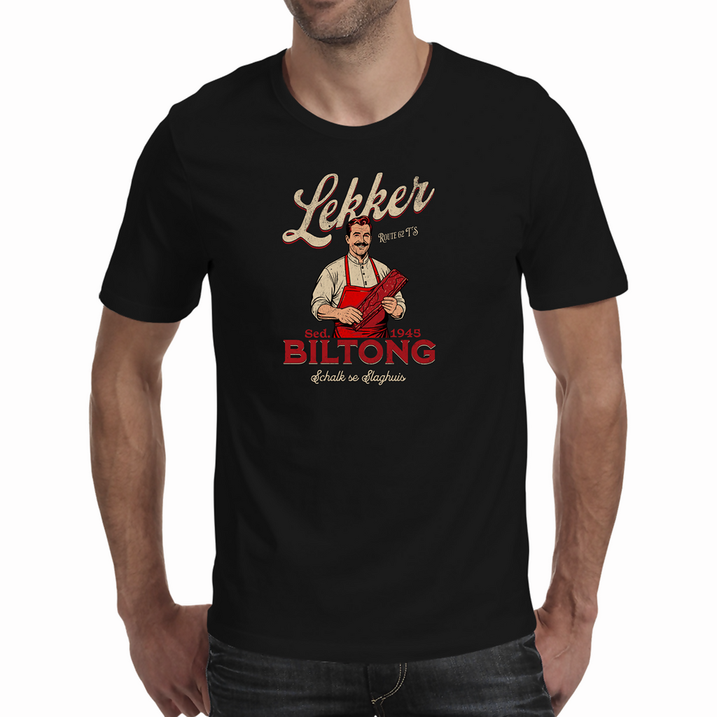 Lekker Biltong - Men's T - Shirt ( Route 62 T'S )