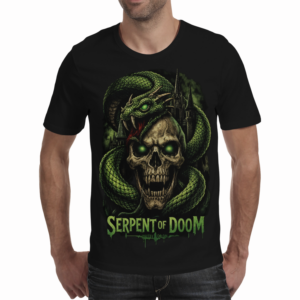 Serpent of doom Mens T-shirt - (Riotwear S.A)