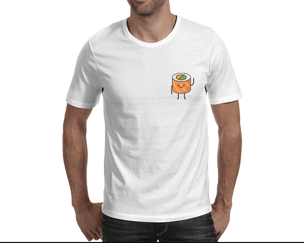 Pocket Sushi (Men's T-shirt)