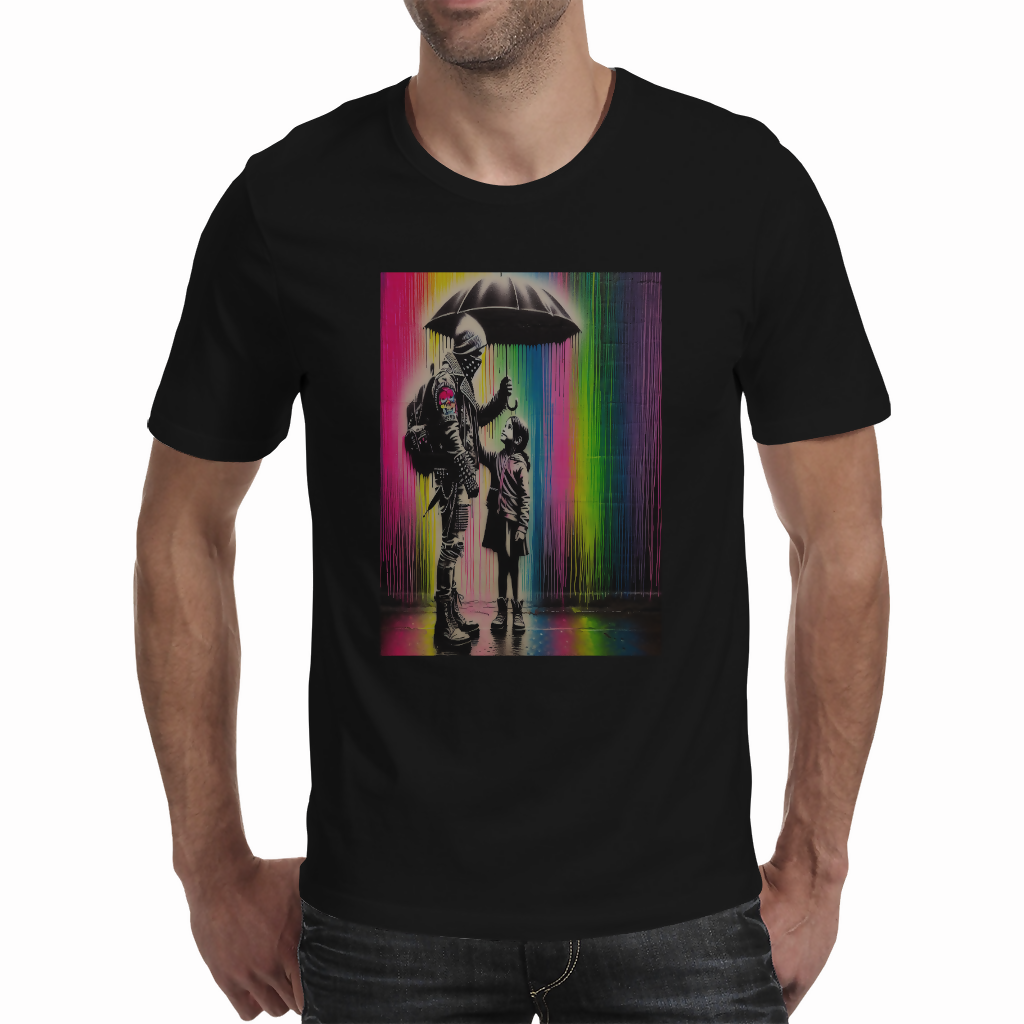 Rain for me cover for her-Men's t-shirt (Riotwear SA)