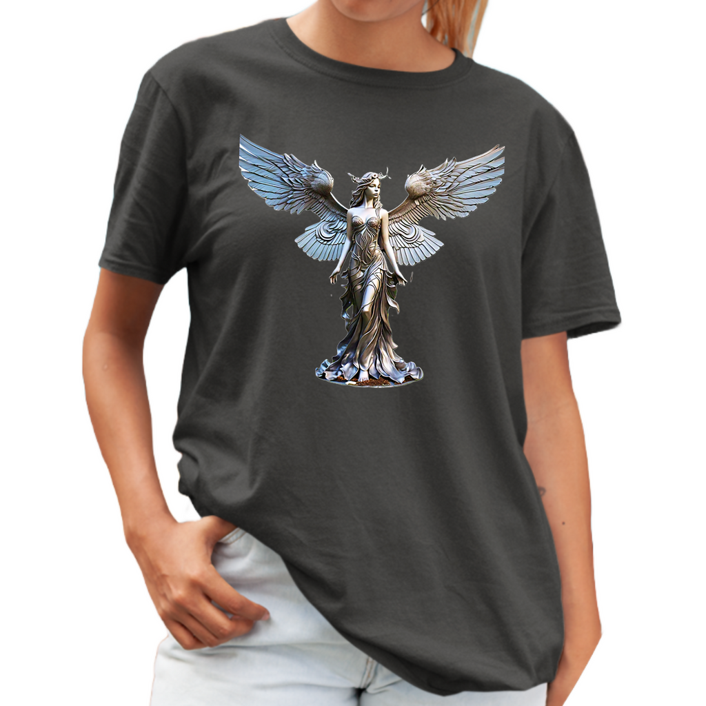 Large SILVER FAIRY 9 - Unisex T-Shirt (ArtzyAi)