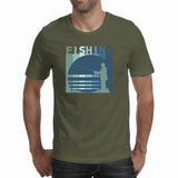 Fishing blues - Men's T-shirt (Cici.N)