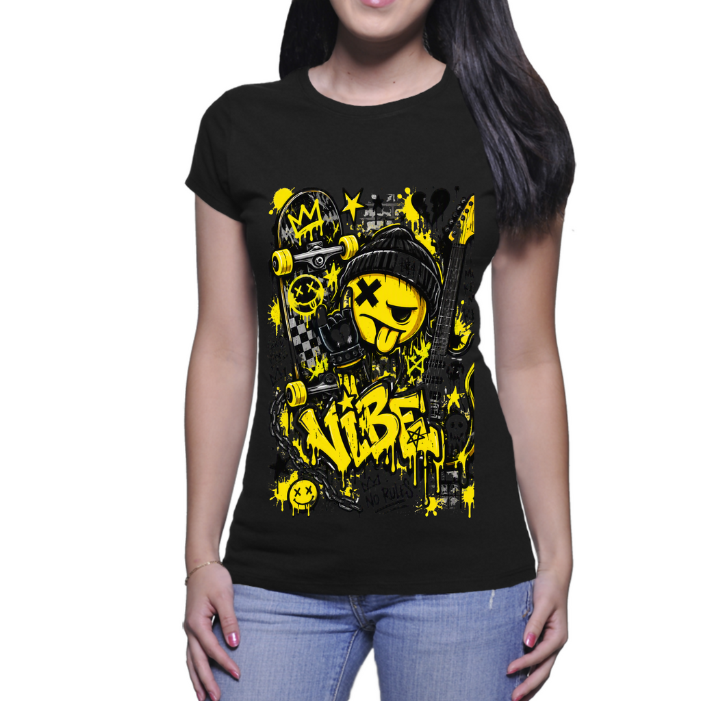 VIBEZ™ Street Art Graphic T-Shirt