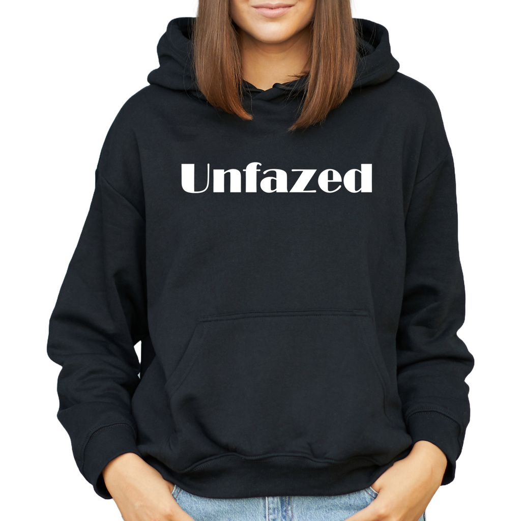 Unfazed-Unisex Hoodie Black (Moretega)
