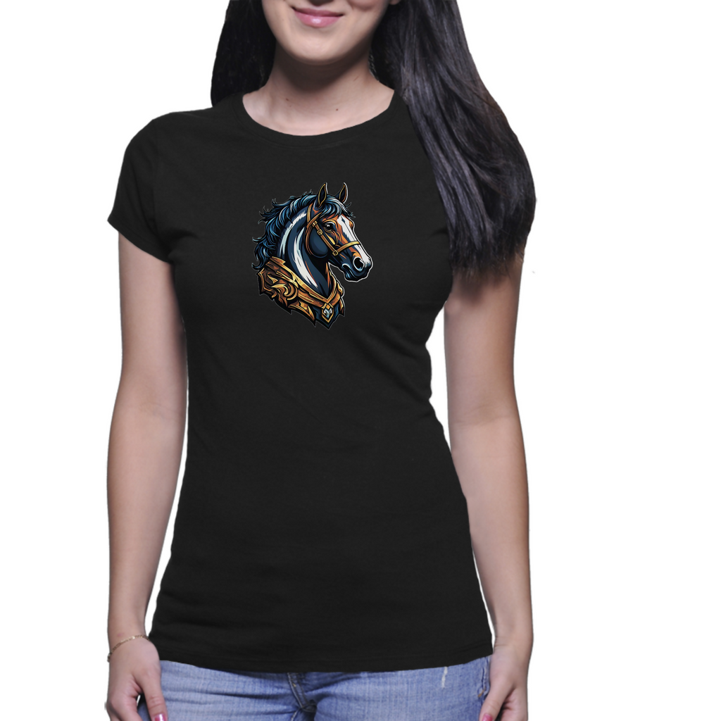 Horse Power 3 - Ladies T-Shirt (ArtzyAi)