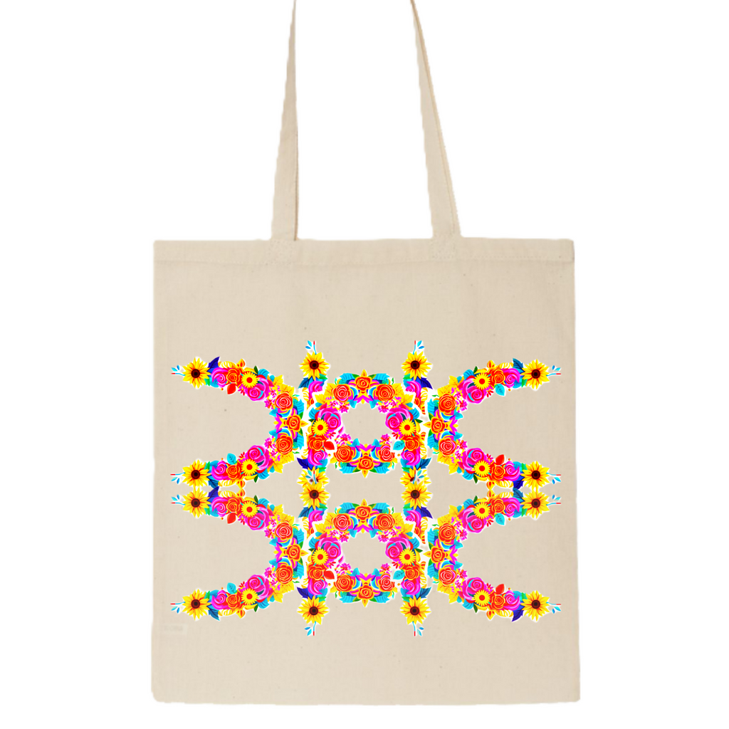 Beachy Blooms 8 - Tote Bag (ArtzyAi)