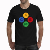 GAME BUTTONS - Men's T-Shirt (KABELOSCOPE)