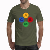 GAME BUTTONS - Men's T-Shirt (KABELOSCOPE)