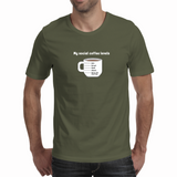 My Coffee Levels (Light) - Unisex T-Shirt (NovelThredds)