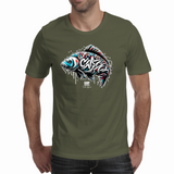 Graffiti Style Carp - Men's Tee (Carp Adventures SA)