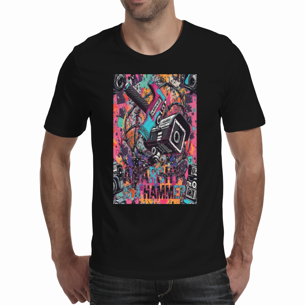 anarchy is a hammer-Men's t-shirt (Riotwear SA)