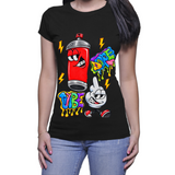 Red Spray Can-Ladies T-shirt-Jerore Co