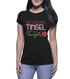 Merry Christmas T-shirts | Tinsel Tangle (Ladies)