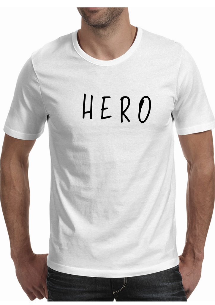 The Hero shirt-Men’s white shirts (The Hero shop)