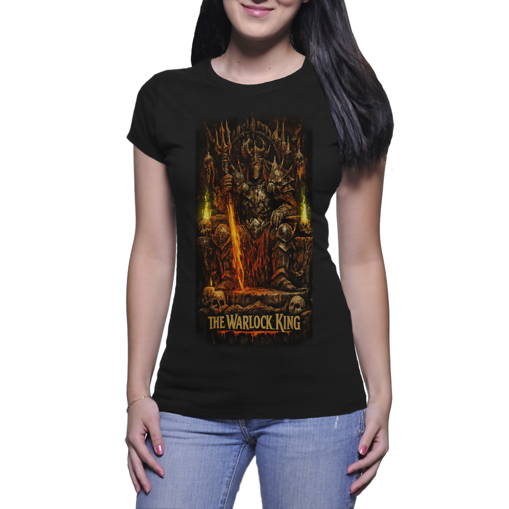 the Warlock King Ladies T-shirt - (Riotwear S.A)