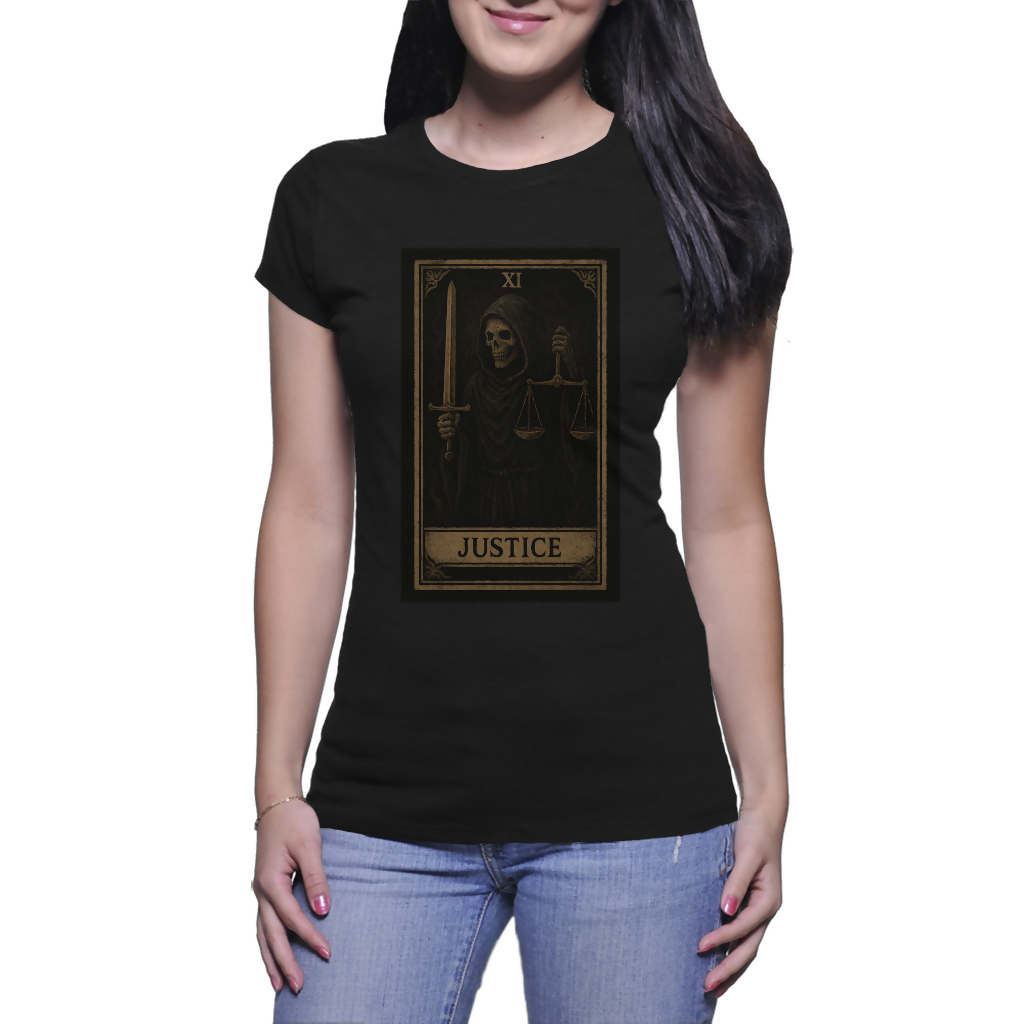 Justice - Ladies Crew Neck T-shirts (Riotwear SA)