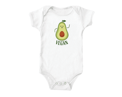 Vegan Avocado Happiness (baby onesies)