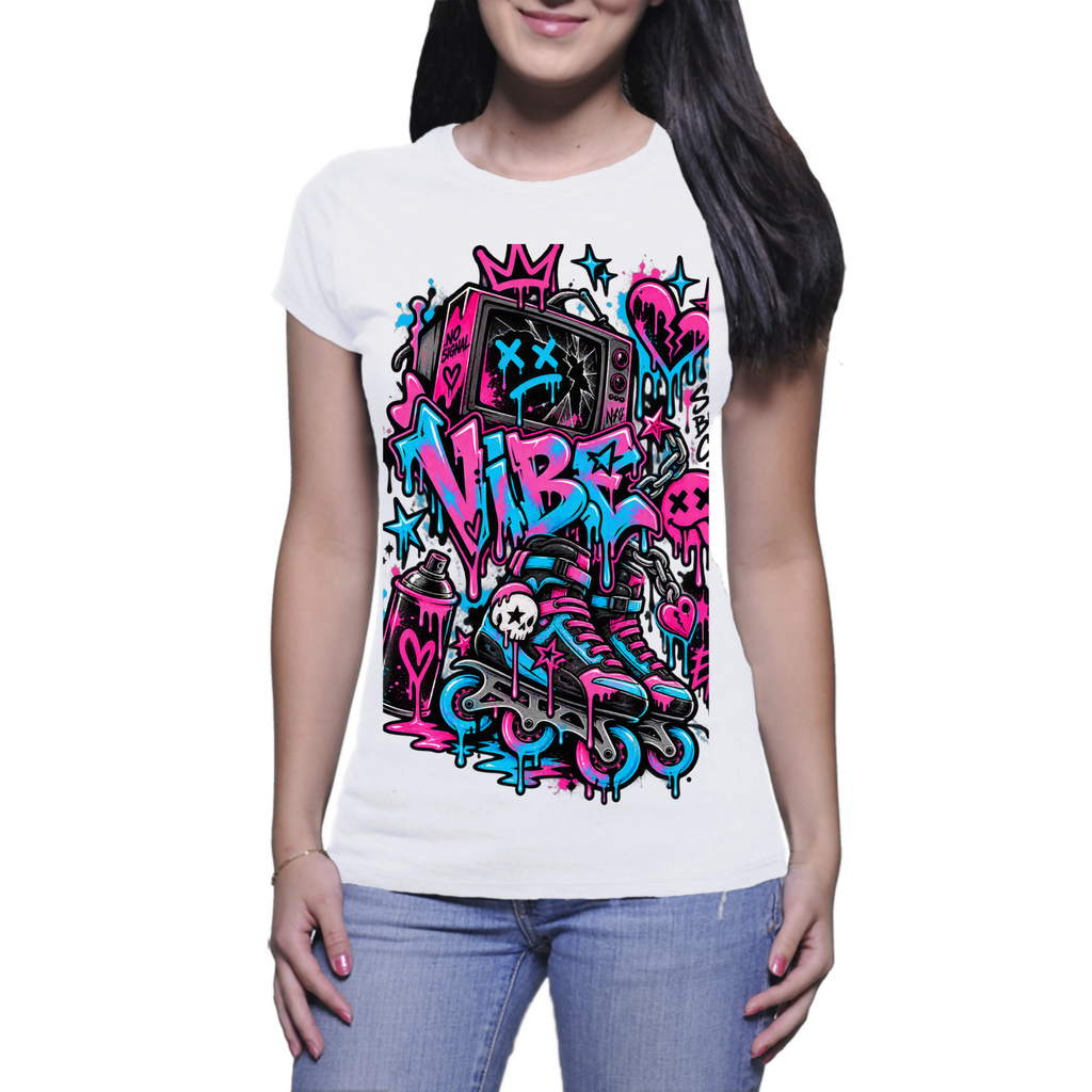 VIBEZ™ Street Art Graphic T-Shirt